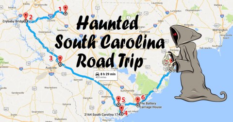 This Haunted Road Trip Will Lead You To The Scariest Places In South Carolina