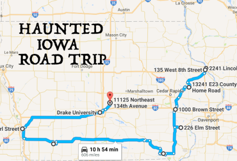 The Haunted Road Trip That Will Lead You To The Scariest Places In Iowa