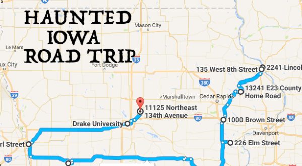 The Haunted Road Trip That Will Lead You To The Scariest Places In Iowa