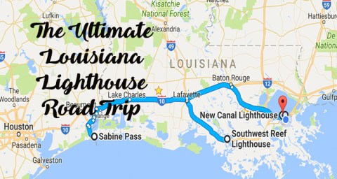 The Lighthouse Road Trip On The Louisiana Coast That's Dreamily Beautiful