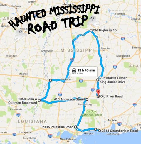 The Haunted Road Trip That Will Lead You To The Scariest Places In Mississippi