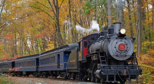 Take This Fall Foliage Train Ride Through Delaware For A One-Of-A-Kind Experience