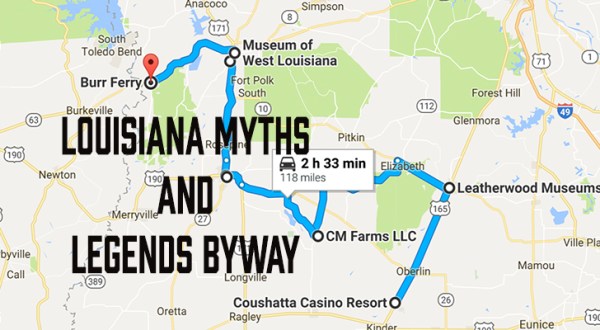 Take This Mythical Drive Through Louisiana For A Legendary Experience