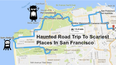 This Haunted Road Trip Will Lead You To The Scariest Places Around San Francisco