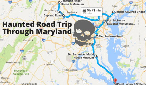 This Haunted Road Trip Will Lead You To The Scariest Places In Maryland
