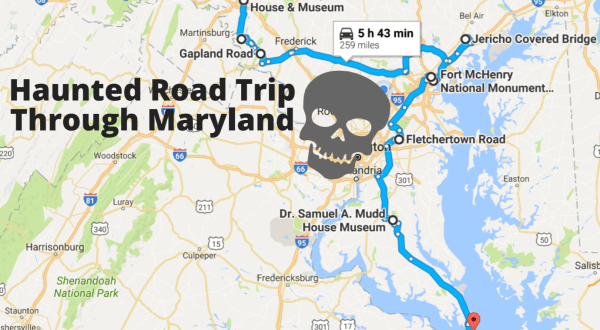 This Haunted Road Trip Will Lead You To The Scariest Places In Maryland