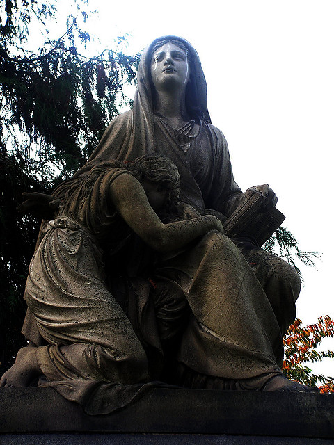 Hope statue Lake View Cemetery - Creepy Cleveland