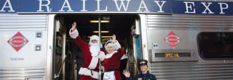 Enjoy A Magical Polar Express Train Ride Aboard The Santa Train In Virginia