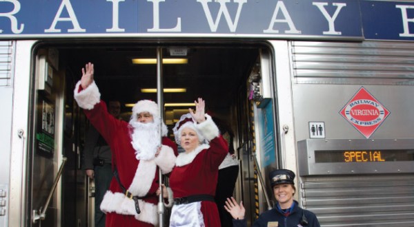 Enjoy A Magical Polar Express Train Ride Aboard The Santa Train In Virginia