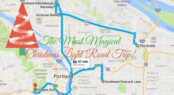 The Christmas Lights Road Trip Around Portland That’s Nothing Short Of Magical
