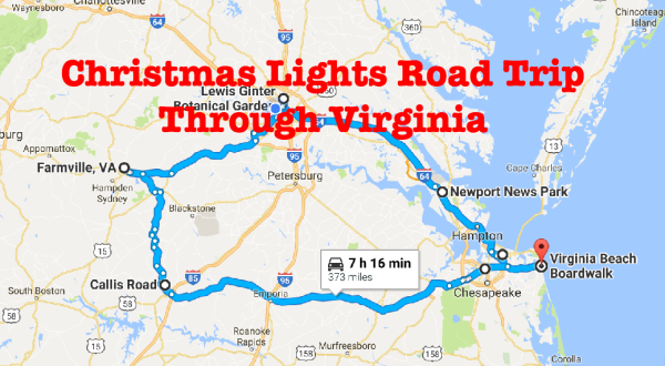 The Christmas Lights Road Trip Through Virginia That’s Nothing Short Of Magical