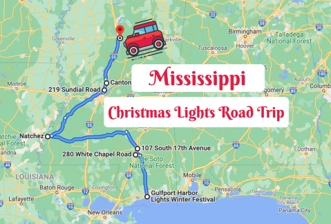 The Christmas Lights Road Trip Through Mississippi That's Nothing Short Of Magical