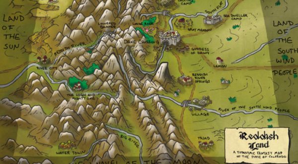 This Lord Of The Rings Inspired Map Of Colorado Is Too Perfect For Words