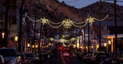 Experience An Old World Christmas At This Charming Historic Village In Nevada