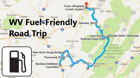 10 Amazing Places You Can Go On One Tank Of Gas In West Virginia