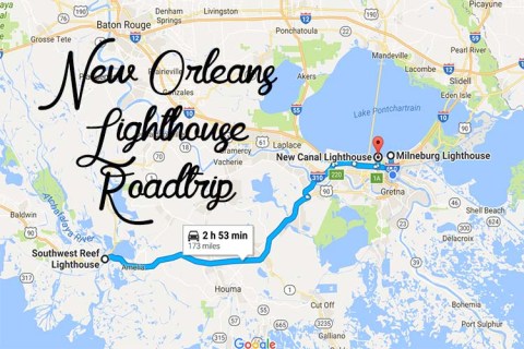 The Lighthouse Road Trip On The New Orleans Coast That's Dreamily Beautiful
