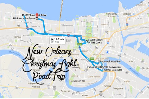 The Christmas Lights Road Trip Around New Orleans That's Nothing Short Of Magical