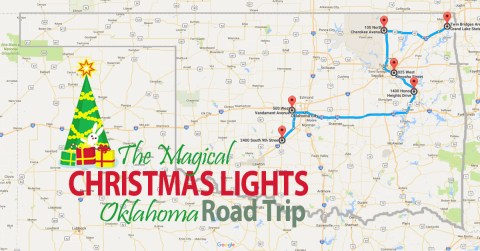 The Christmas Lights Road Trip Through Oklahoma That Will Take You To 6 Magical Displays