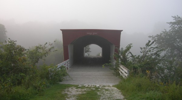 The Story Behind This Haunted Covered Bridge In Iowa Is Truly Disturbing
