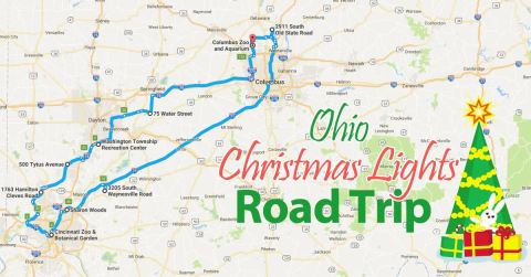 The Christmas Lights Road Trip Through Ohio That Will Take You To 9 Magical Displays