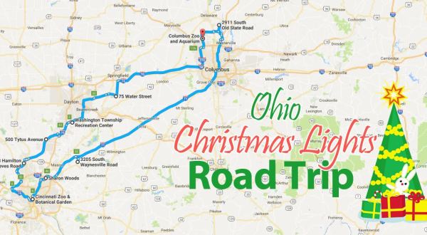 The Christmas Lights Road Trip Through Ohio That Will Take You To 9 Magical Displays