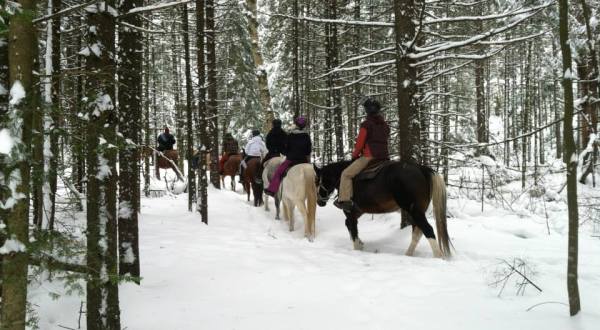 The Winter Horseback Riding Trail In New York That’s Pure Magic
