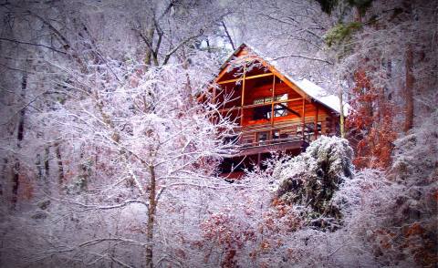 9 Dreamy Log Cabins In Missouri That You'll Want To Hibernate In All Winter