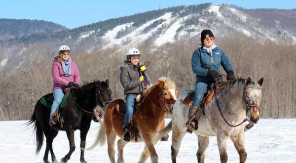 The Winter Horseback Riding Trail In New Hampshire That’s Pure Magic