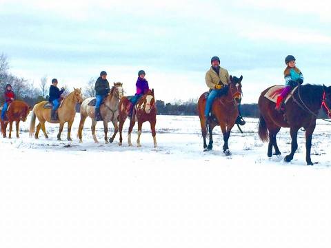 The Winter Horseback Riding Trail At Kurtz Corral In Wisconsin Is Pure Magic