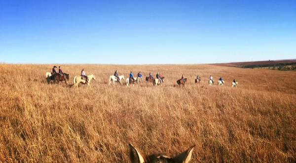 The Winter Horseback Riding Trail In Kansas That’s Pure Magic