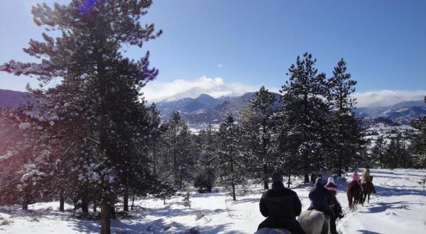 The Winter Horseback Riding Trail In Colorado That’s Pure Magic