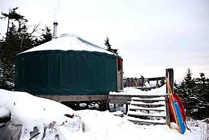 Stay In A Yurt During This Unforgettable New Hampshire Winter Adventure