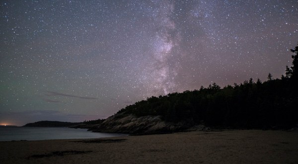 This Extremely Easy Hike Leads To Views Of The Milky Way Over Maine