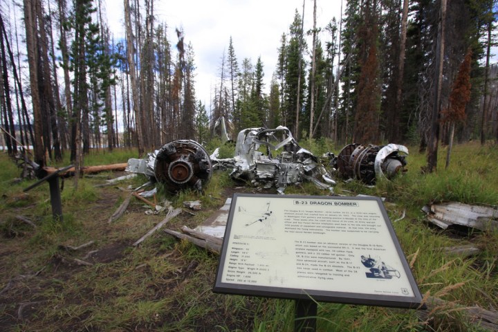 B-23 Dragon Bomber Plane Crash Site - McCall, Idaho