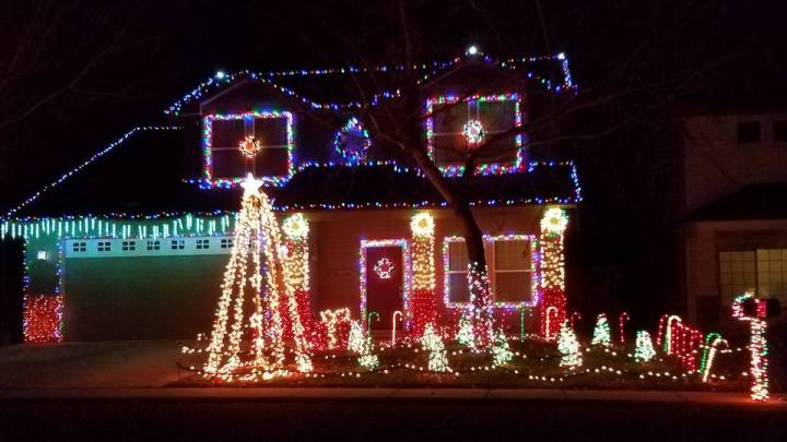 A local Idaho Christmas lights display that has won state-wide recognition for its colorful animations and singing.