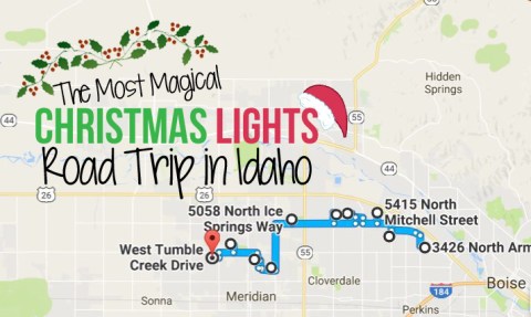 The Christmas Lights Road Trip Through Idaho That's Nothing Short Of Magical