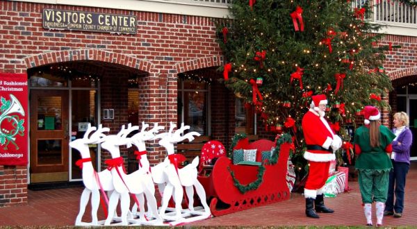 Have An Old World Christmas At This Charming Historic Village In Georgia