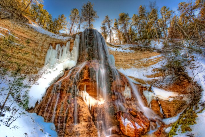 Smith Falls, highest waterfall in Nebraska near Valentine, Nebraska.