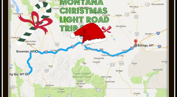 The Christmas Lights Road Trip Through Montana That’s Nothing Short Of Magical