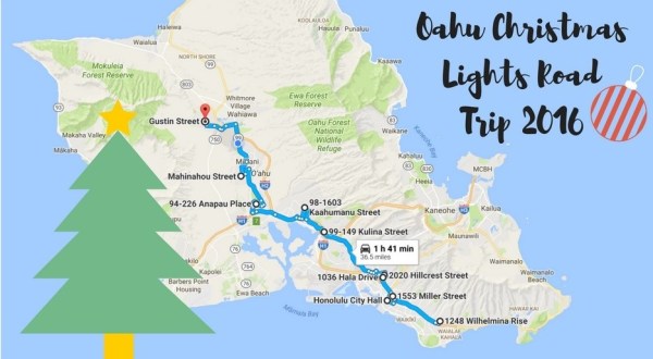 The Christmas Lights Road Trip Through Hawaii That’s Nothing Short Of Magical