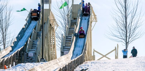 Take A Thrilling Ride At Lowell Park In Wisconsin This Winter