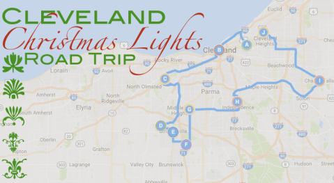 The Christmas Lights Road Trip Around Cleveland That's Nothing Short Of Magical