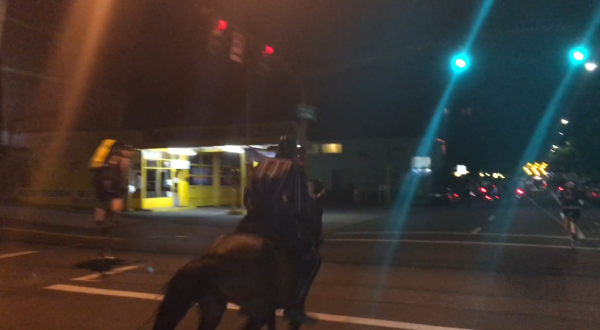The Mysterious Night Horseman Riding Around Portland Has Everybody Talking
