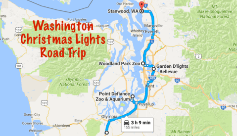 The Christmas Lights Road Trip Through Washington That’s Nothing Short Of Magical
