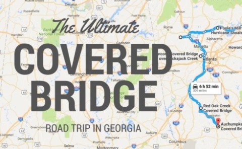 This Covered Bridge Road Trip In Georgia is Everything You've Dreamed Of
