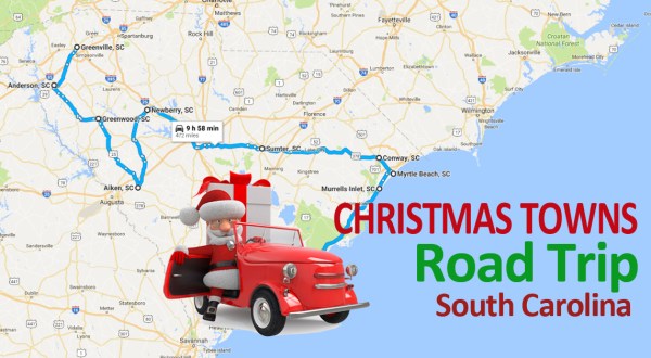 This Magical Road Trip Will Take You Through South Carolina’s Most Charming Christmas Towns