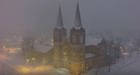 The Winter Footage This Drone Caught In Alabama Will Absolutely Mesmerize You