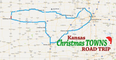 The Magical Road Trip Will Take You Through Kansas's Most Charming Christmas Towns