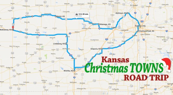 The Magical Road Trip Will Take You Through Kansas’s Most Charming Christmas Towns