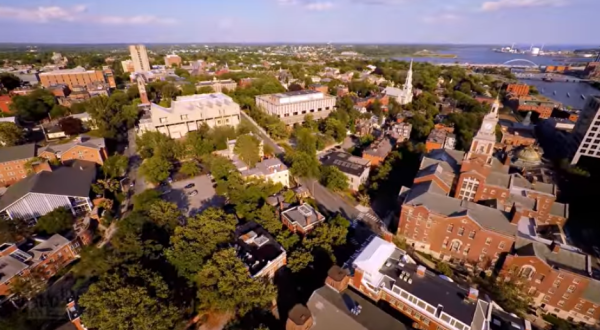 A Drone Flew Over The Capital City Of Rhode Island And Captured Mesmerizing Footage